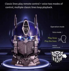 INSTOCK Killerbody Wearable Optimus Prime Helmet Mask 2.0 Sound Effects Touch