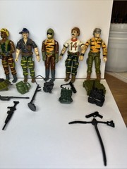 Gi Joe Tiger Force 1988 Lot Flint, Duke, Lifeline, Roadblock, Dusty, All 10