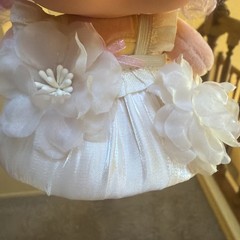 Custom Dress Pop Mart Crybaby Vacation Mode On Pendant Plush Custom Beige Dress