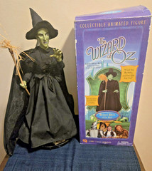 Vintage The Wizard Of Oz Wicked Witch West Gemmy 2001 Animated Figure- Open Box