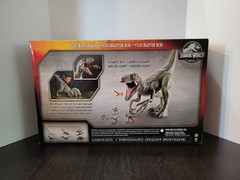 Velociraptor Blue Super Colossal JURASSIC PARK WORLD Dino Rivals MIB NEW