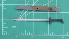 G.I. Joe Classified #52 Snake Eyes Katana Sword & Sheath 6 1/12 Scale Fodder