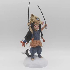 Demon Slayer Kamado Nezuko & Inosuke PVC Action Figures Model Statues Cos NEW
