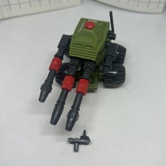 Lot of 2 Vintage 1983 GI Joe PAC RAT Machine Gun & Flame Thrower w/Blueprints