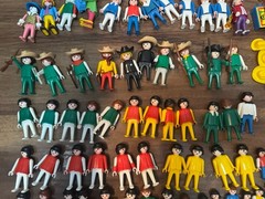 VTG Lot Play Mobile Figurines, Cowboys, Circus, Animal Figurines & Accessories