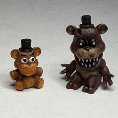 McFarlane FNAF Nightmare Freddy Figure w/ 2 Freddles Five Nights at Freddy’s