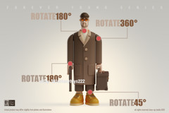 CLOSE-UP STUDIO Coffee Park Killer Forever Young Action Figure instock H20cm