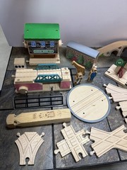 Thomas & Friends Wooden Railway Track, Draw Bridge, Sodor Wood & More – BIG LOT