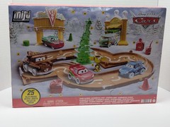 NEW Sealed Disney Pixar Cars Mini Racers Advent Calendar 25 Play Pieces…