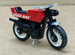 Spider-Man Motorcycle Bike Die cast Metal Buddy L Spider Bike Toy RARE 1980s