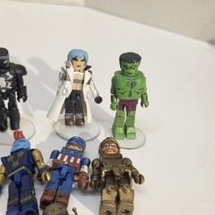Marvel Capcom Minimates Lot Of 10 Iron Man Hulk