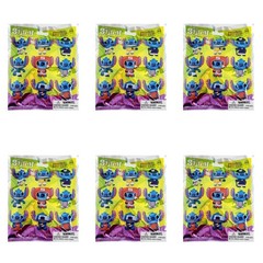 Disney Stitch Sports Edition Figural 3D Bag Clip – Lot of 6 Sealed Blind Bags