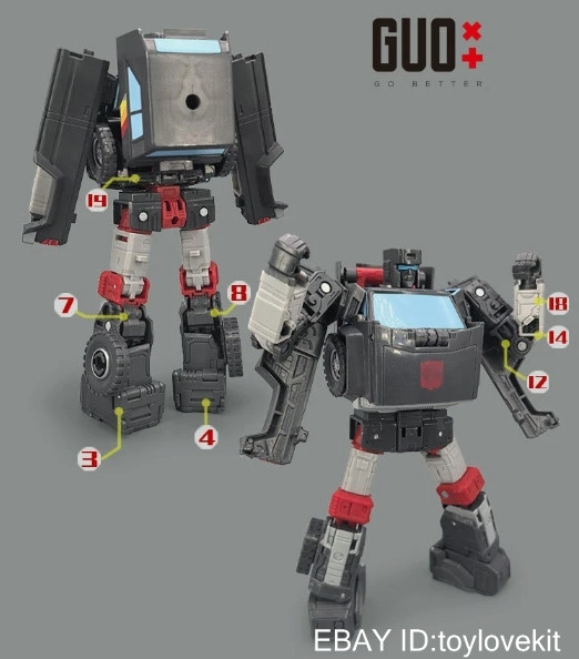 3D GO BETTER 3D DIY Filler Upgrade Kit For LEGACY United Trailbreaker new