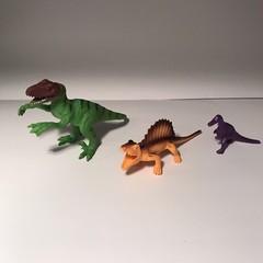 Lot Of 3 DINOSAUR FIGURES Toys Birthday Party Games Christmas Gift