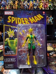 Marvel Legends Series Spider-Man Electro Francine Frye 6-Inch Action Figure Coll