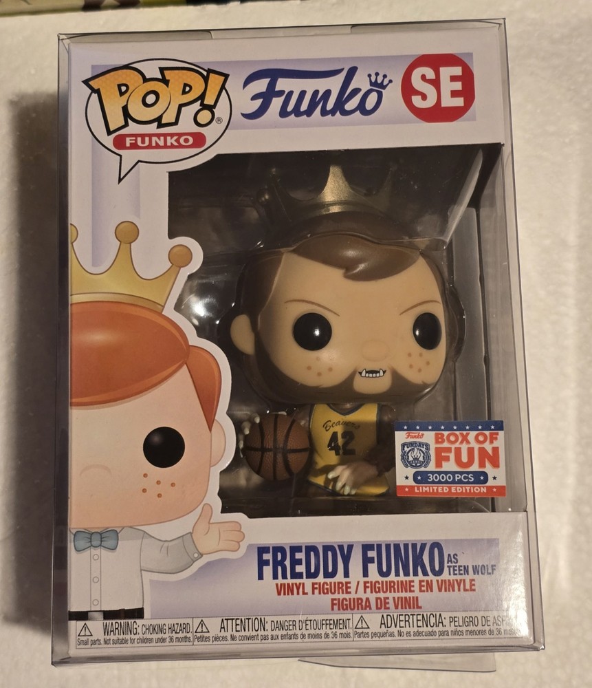 2021 Funko Pop Freddy Funko As Teen Wolf Box Of Fun Limited 3000