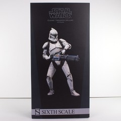 Sideshow Collectibles 1/6 Scale Star Wars Clone Trooper Deluxe Veteran Figure