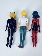 MIRACULOUS action figure set 5″ LADYBUG Adrien Cat Noir lot doll LADY BUG toys