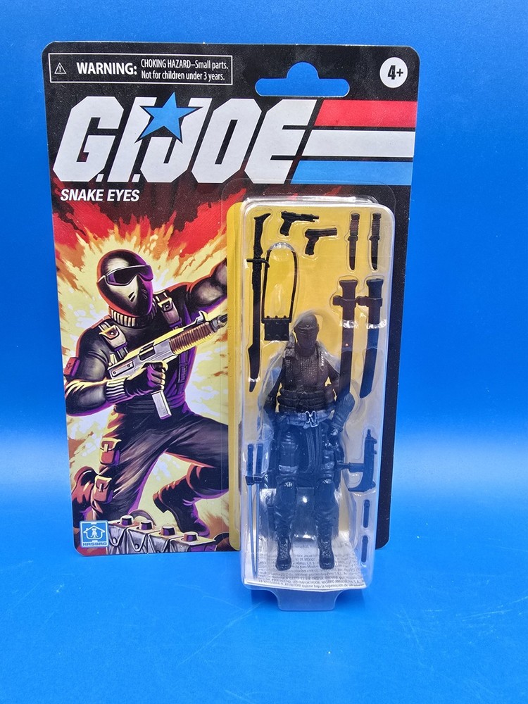 GI Joe 3.75 Retro Snake Eyes Walmart Exclusive