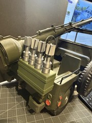 Vintage Gi Joe Jeep Recoilless Rifle Shells Custom Holder w/ 4 Shells – 3D Print