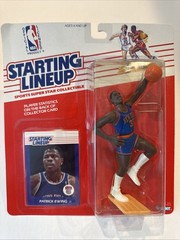 💥🏀 1988 PATRICK EWING Starting Lineup, New York Knicks – NBA – Carded! 🏀💥