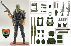 VIETNAM MACV-SOG SPECIAL OPERATOR – Marauder GR 1:18 Scale 4″ GI Joe Type Figure