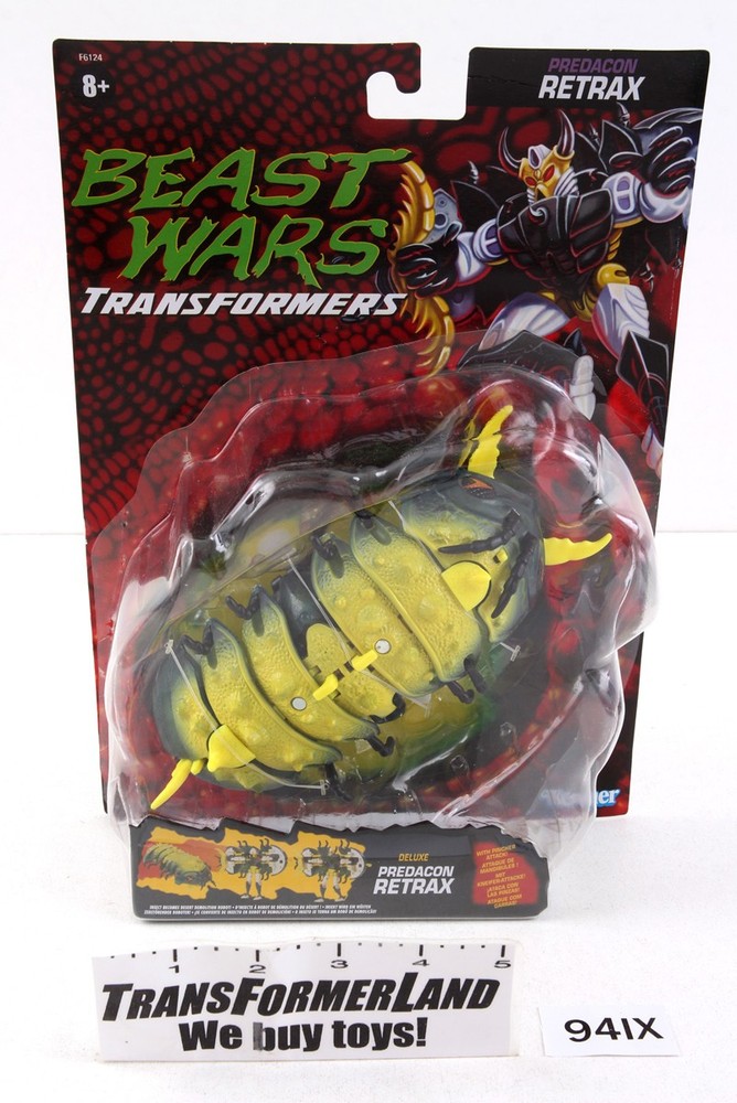 Transformers Beast Wars Wal-Mart Deluxe Predacon Retrax Reissue Sealed MISB