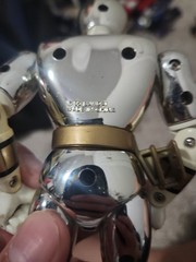 Vintage 1995 Power Rangers Chrome Silver WHITE RANGER 8″ Action Figure MMPR