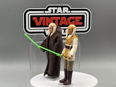 Vintage Custom Star Wars Figure Sasea Tiin Jedi Kenner Style 3.75”