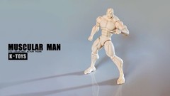 KT01A: K-Toys 1/12 scale muscular body – Pale color