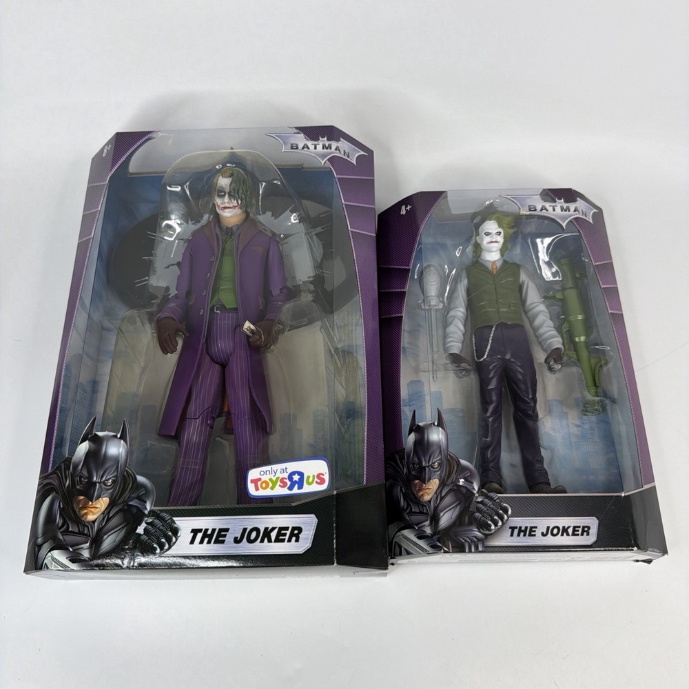 2 Mattel The Dark Knight The Joker from BATMAN Knife Variant Toys R Us Figure
