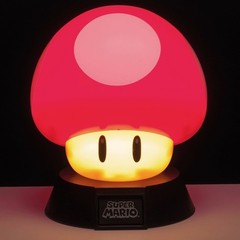 Paladone Super Mario Super Mushroom 4″ Light #001 Icons Series 1 Nintendo New