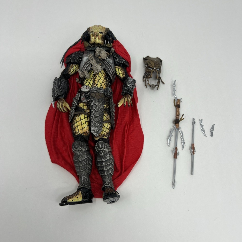 Neca Predator AVP Elder Predator Action Figure w/ Accessories READ