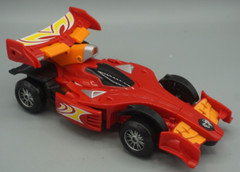 Preowned Hello Carbot Auto Sonic Robot Racing Car Push Button Transformation