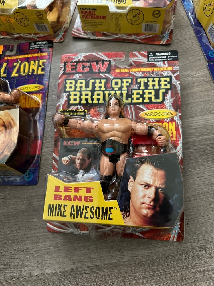 Mike Awesome ECW Figure MOC BASH BRAWLERS OSFTM Vintage wcw wwe elite rare