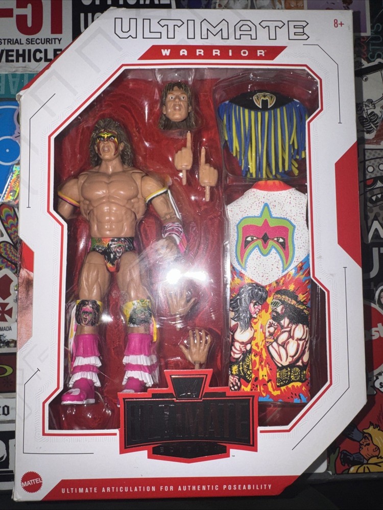 Mattel WWE Ultimate Warrior Ultimate Edition 14 Wrestling Action Figure 6” New