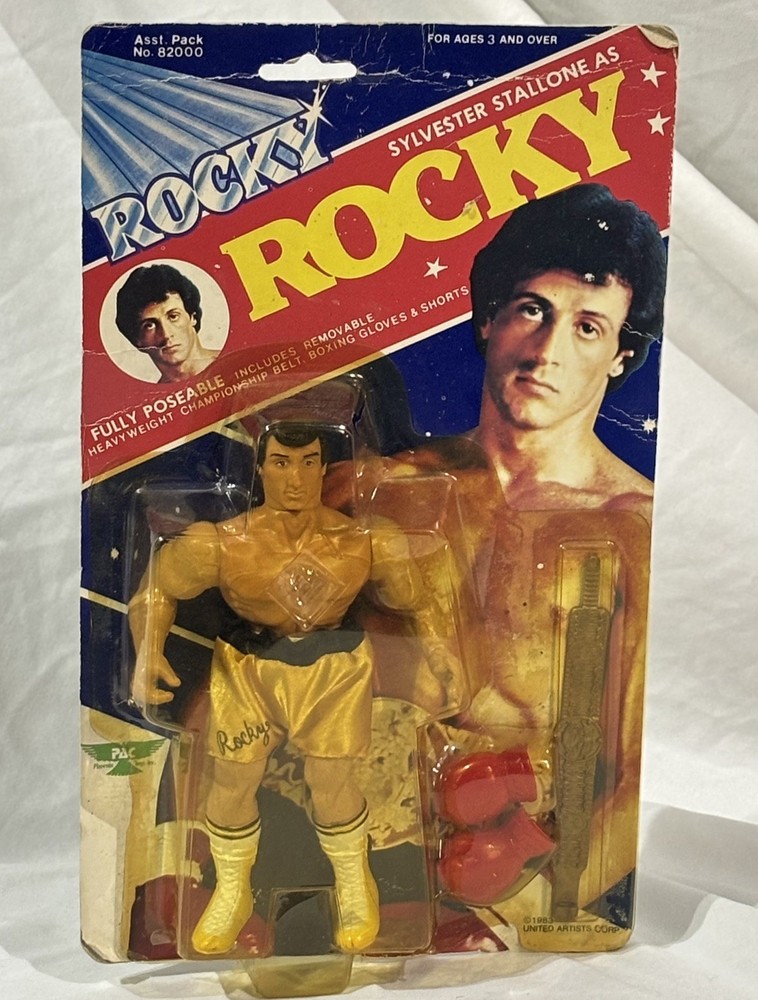 Original Vintage ROCKY BALBOA Action Figure PAC Phoenix Toys SEALED 1983 NEW