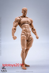 US Wind Toys 1/12 Flexible Man Jointed 6″ Male Action Figure Head Body Model Toy