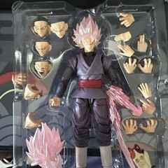 S. H. Figuarts Goku Black Dragon Ball Super + DL Custom Pink translucent