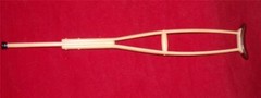 Hasbro 1960s GI Joe 12″ Action Marine Medic (1) Pair of Crutches (EX) Hong Kong