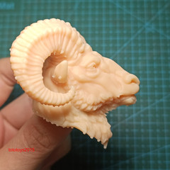 1:6 1:12 1:18 Goat Sheep Animal Head Sculpt for 12” 6” 3.75”Action Figure Bod