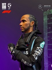 Lewis Hamilton 7x Champion Mercedes F1 1/6 Figure & Car Model – In Stock