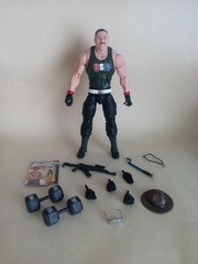 Custom G.I. Joe 6″ loose Classified Sgt. Slaughter 1986 mail-away deco wrestler