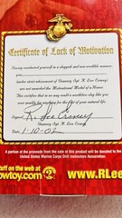 Gunnery Sgt. R Lee Ermey 2001 -12” Motivational Figure-Signed by Ermey- Sideshow