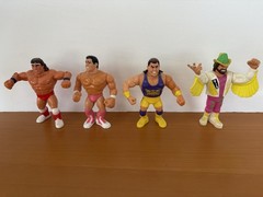 WWF Hasbro 31 Loose Figures Lot Adam Bomb Ludvig Borga Owen Hart Doink And More