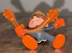 Ninja Kidz TV Series Paxton 2.5” Mini Figure with Orange weapon Accessory Toy