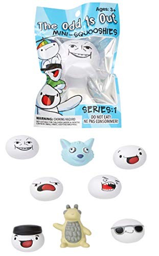 UCC Distributing Odd 1s Out Mini Squooshies 3-Inch Mystery Pack – Series 1 [1 Ra