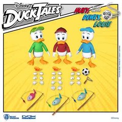 🗨🦆Beast Kingdom DuckTales Huey, Dewey and Louie DAH-069 Dynamic 8-ction 🦆🗨