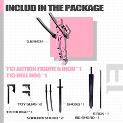 T13 Action Figure Set (Assembly Completed),Titan 13 Action Figures,Dummy 13,3D P