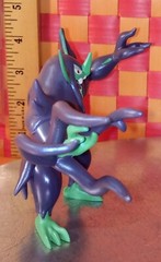 Action figure, Pokemon purple and green character, 4″h, 2021 by Jazwares LLC